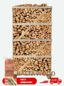 Haardhout Eik 2m3 op pallet